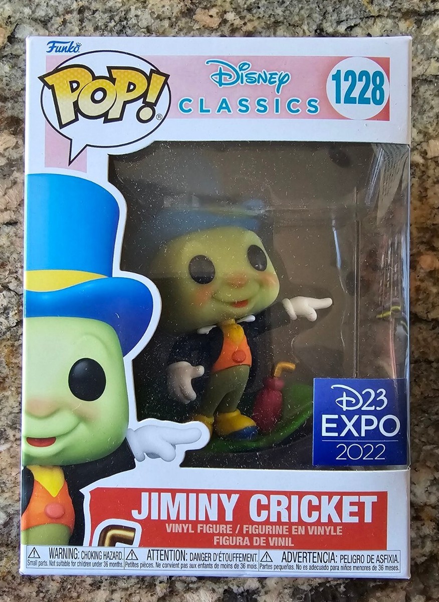 Funko Pop! Disney JIMINY CRICKET #1228 D23 Exclusive | eBay