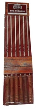 BBQ  SKEWERS ~ By Midwest Grill Co. ~ Set of 6 ~ Wood Handle
