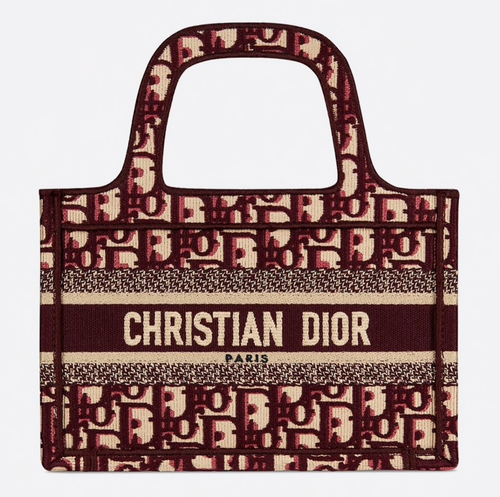 Christian Dior Oblique Burgundy Red 