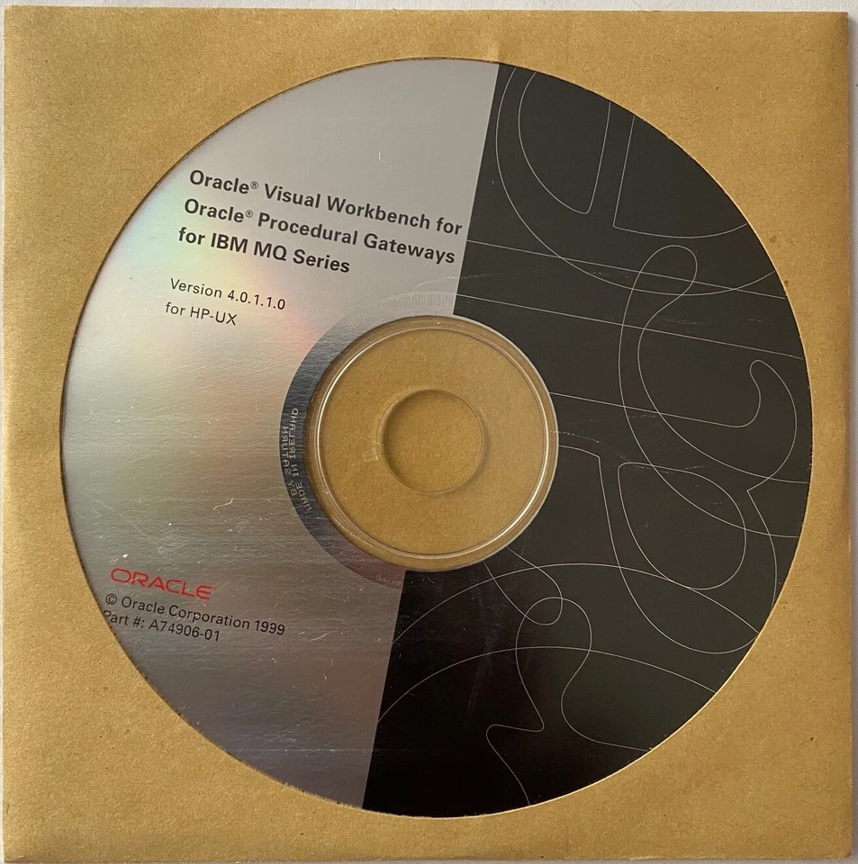 Oracle Visual Workbench for Oracle Procedural Gateway for IBM MQ Series - Image 3 of 4