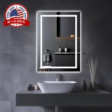 Espejos De Pared Maquillaje Con Luz LED Espejo Para Ba o Modernos 20" X 28" NEW