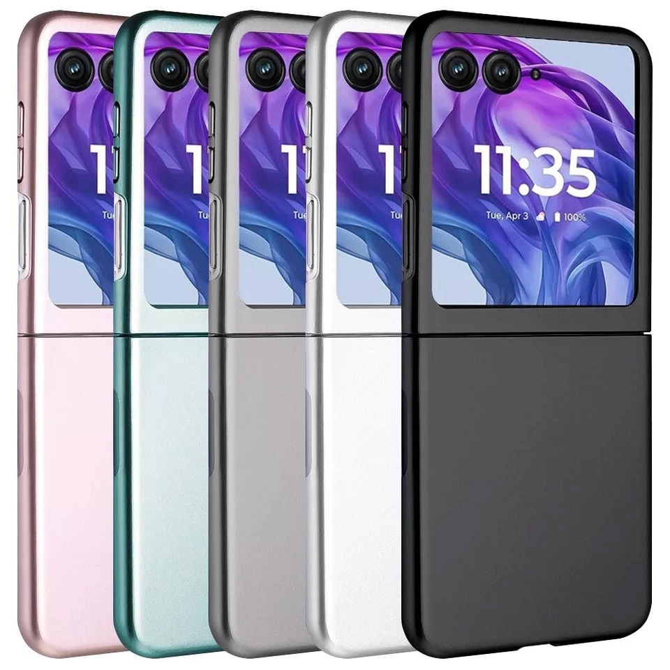Funda protectora rígida mate a presión para PC Motorola Razr 2024/+ Plus 2025