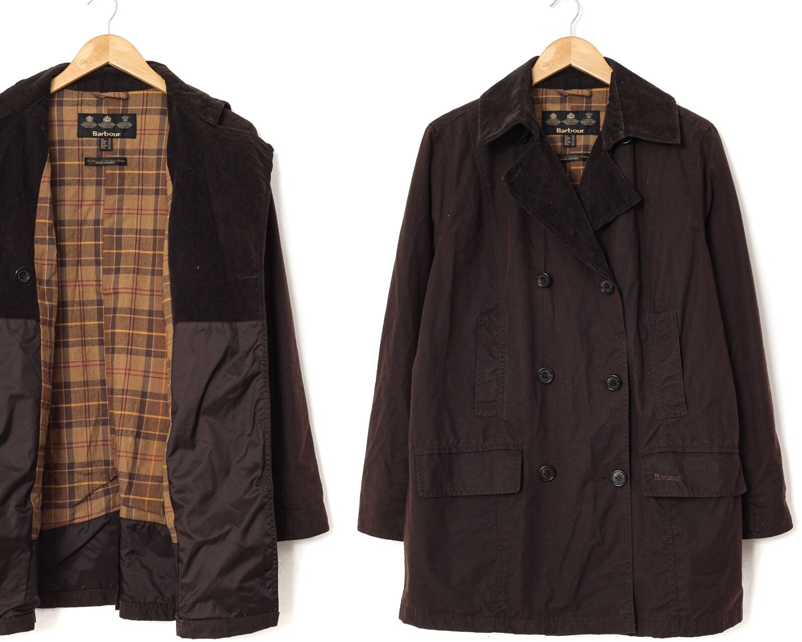 barbour peacoat