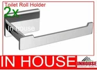 2x Toilet Roll Holder 7703
