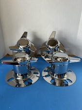 4 3 Bar Swept Spinner Center Caps 5 Lug Cragar Sst Wheels 3.17od No Logo