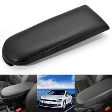 Tapa de cubierta de reposabrazos de consola central de cuero con base para VW Jetta Golf MK4 Beetle