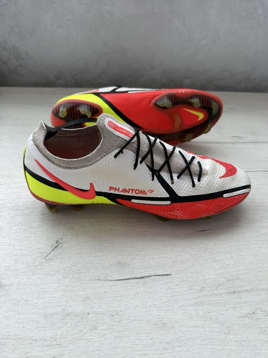 Nike Phantom GT2 Elite FG Red White Football Soccer Cleats Nike Phantom GT2 Elite FG Red White Football Soccer Cleats