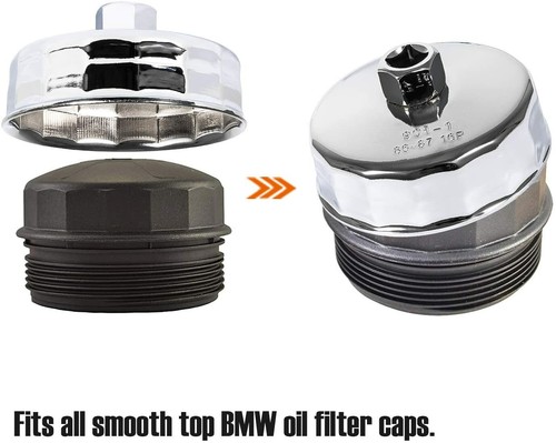 Oil Filter Wrench Cap Tool For BMW 86mm Cartridge Style Oil Filter Housing Caps - Bild 3 von 8