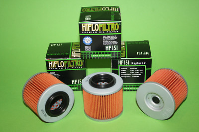 3x Ölfilter HF151 Aprilia Moto 6.5 Pegaso 650 Tuareg Wind 600 BMW F650 G650 MuZ