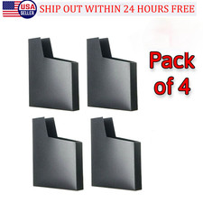 4PC New Black NES Dust Cover for Nintendo Game Cartridge Sleeves Cases Plain