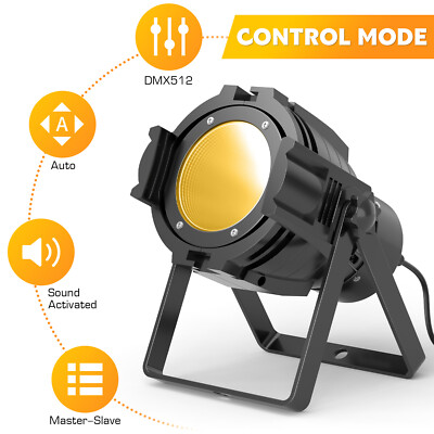 100W COB LED Par Can Light Stage DJ Audience Blinder Light Party Lighting DMX US