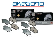 [FRONT+REAR] Akebono Euro Ceramic Disc Brake Pads USA MADE AK103430