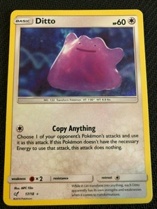 Details About Pokemon Sm Detective Pikachu Ditto 1718 Rare Holo