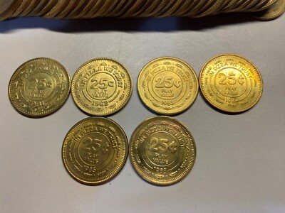 Vintage 1980s Chuck E Cheese Tokens 