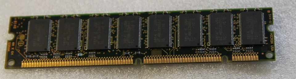 32 MB RAM MEMORY Micron MT16LSDT464AG-662C1 X9817 Desktop USED MODULE Rebuild - Image 2 of 4