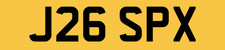 J26 SPX QUALITY OLD STYLE PRIVATE DVLA CAR REG NUMBER PLATE / JAS JASP JASPER