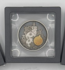 Lucky Rips ‘Tis The Season’ 3 OZT Silver & 2 G Gold Bi-Metal UHR Antiqued Coin