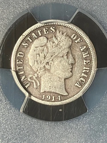 1914 VF20 Barber Dime, PCGS 49688902