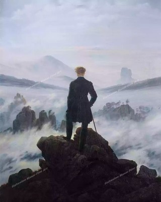The Wanderer Above the Sea of Fog by Caspar David Friedrich - Giclee Print