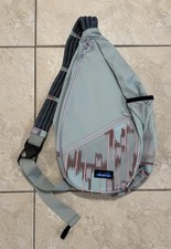 Kavu Paxton Pack Sling Rope Crossbody Bag Blue Hiking Camping Travel