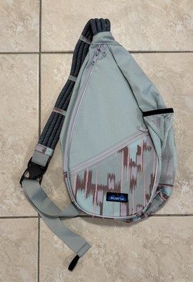 Kavu Paxton Pack Sling Rope Crossbody Bag Blue Hiking Camping Travel