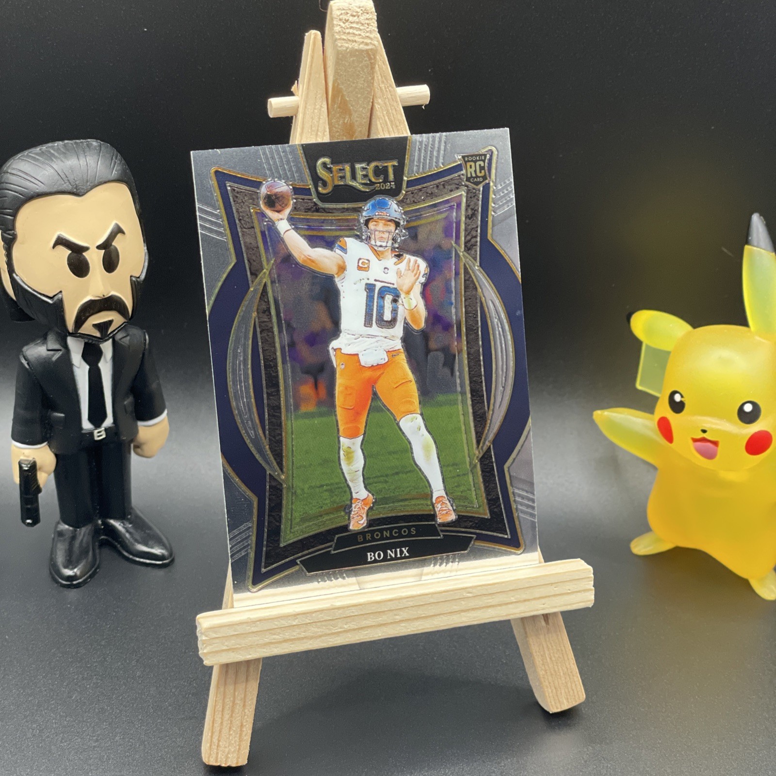 2024 Panini Select - Concourse Bo Nix #30 Silver Prizm (RC)