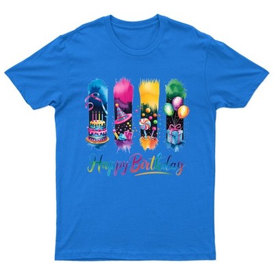 Happy Birthday Anlässe Geburtstag Herren T-Shirt Damen Tee Grafik Party Design