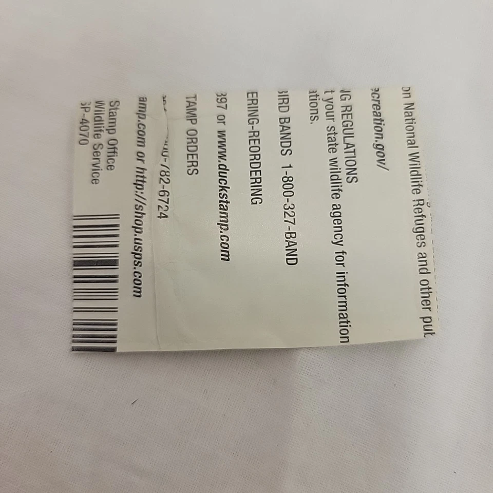 US Federal Duck Stamps Collection Scott #RW73A $15 Used - Image 4 of 4