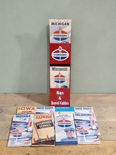 Vintage Standard Oil Maps Service Station Counter Display Case Road Highway Map