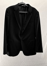 Armani Collezioni Men  s 42R Black Wool Two Button Tuxedo Blazer Jacket Italy