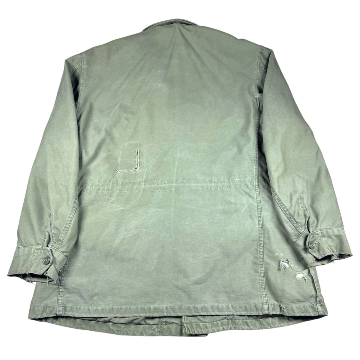 Vintage 1950s M51 Field Jacket Korean Vietnam War Green Army Coat