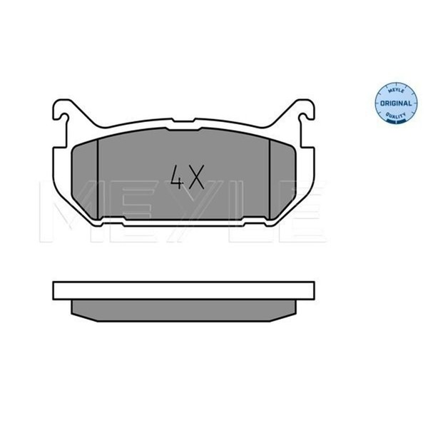 Meyle BremsbelÄGe Satz Hinterachse Passend FÜR Ford Usa Probe Mazda 626 MX-6-image