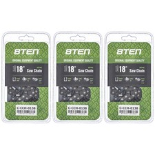 Ripping Chainsaw Chain 18 Inch .058 .325 72DL for Husqvarna Jonsered 3 Pack