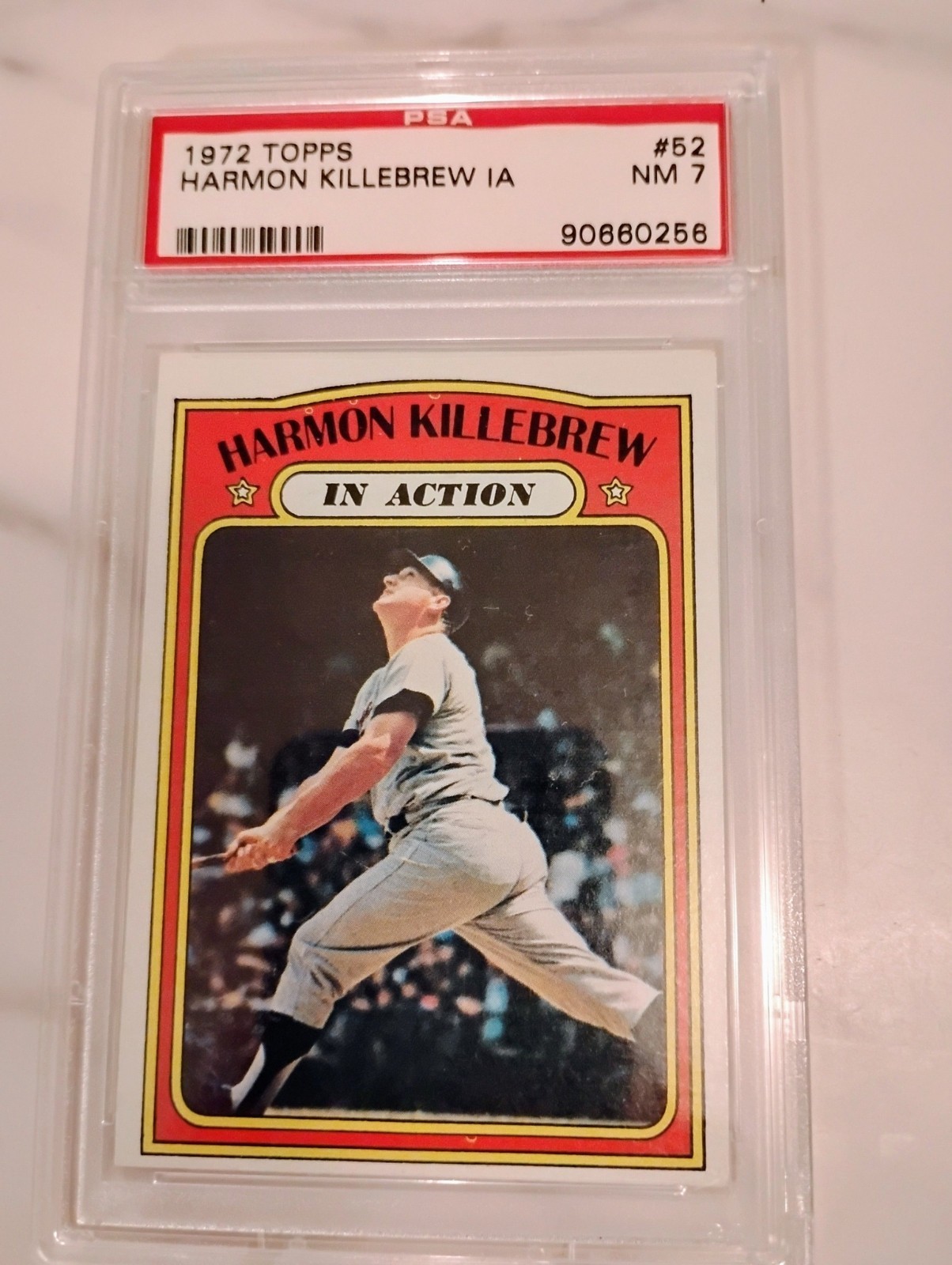 1972 Topps - In Action Harmon Killebrew #52 PSA NM 7