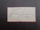 Franco Harris (d. 2022) Signed Cut - Steelers, Seahawks, Penn State, HOF