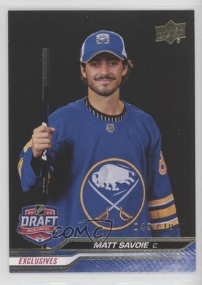 2023 Extended Series UD Exclusives /100 Matthew Savoie Matt #745 Rookie RC 1e7g