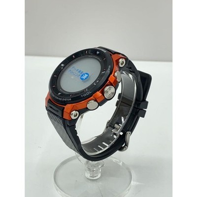 CASIO PRO TREK Smart WSD-F30-RG オレンジ CASIO Pro Trek Smart WSD-F30-RG Orange Men's Watch Japan VeryGood