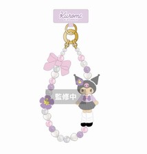 Japan Sanrio Long Leg Tanned Kuromi In Uniform Phone Strap