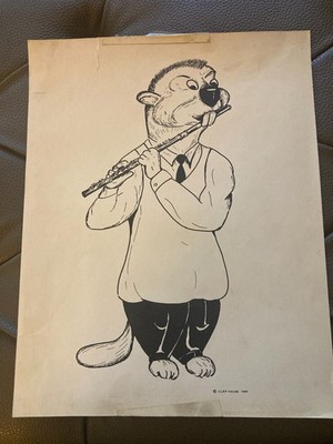 RARE James (Jim) Christensen Disney Composer 1960 Original Drawing