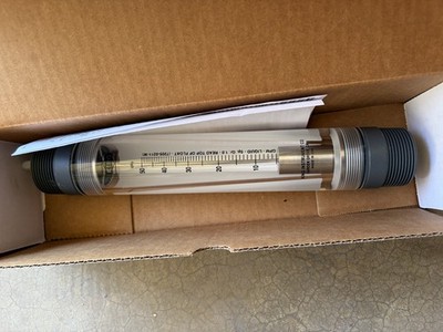 King Instrument 7200 Series Acrylic Rotameter Flowmeter 1-1/2'' MNPT PVC EPR 5-50