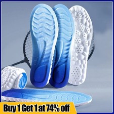 4D Cloud Technology Sports Insoles for Shoes Breathable Shock Absorption Cushion