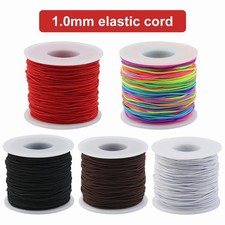 50 Meters 0.04 in Colorful Elastic Cord Stretchy Beading String DIY Jewelry