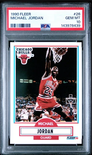 1990-91 Fleer - Michael Jordan #26 PSA 10 GEM MINT!!!  NEW CASE HOT CARD!