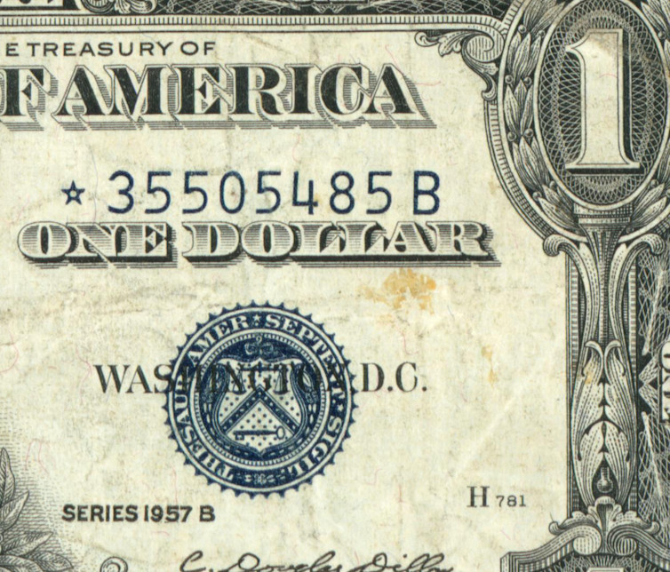 **STAR** $1 1957 Silver Certificate Note ** PAPER CURRENCY AUCTIONS