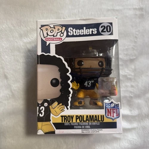 Funko Pop 20 NFL Troy Polamalu Pittsburgh Steelers Vinyl Figure ~ NEW IN BOX