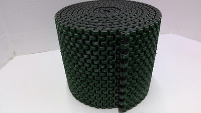 Accurate 6 5/8'' X 40' Rubber Topped Plastic Conveyor