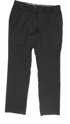 Schwarze Anzughose Herren UK Größe 40 XL Smart Q klassische klassische Passform