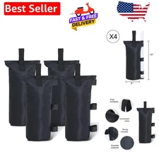 Versatile 120LBS Weight Bags for Instant Canopies, Gazebos & More - Set of 4