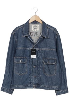 Levis Jacke Damen Anorak Jacket Kurzmantel Gr. S Baumwolle Blau #reufcaa
