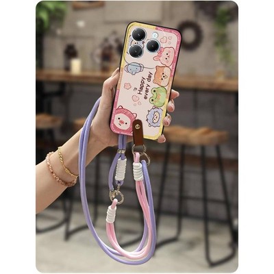 MYDING-Phone Case for infinix Hot40/Hot40Pro/X6836/x6837,  Necklace Anti-dust